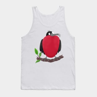 Funny magnificent frigate bird cartoon Tank Top